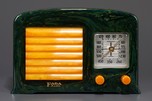 Fada 53 Catalin Radio in Blue with Yellow - Exceedingly Rare
